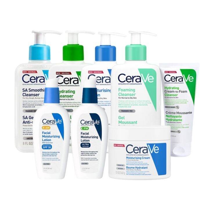 CeraVe Facial Cleanser Foam Hydrating Face Wash Moisturizing No