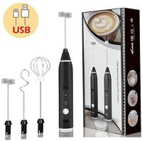 Wireless Milk Frothers Electric Handheld Blender With USB Electrical Mini Coffee Maker Whisk Mixer For Coffee Cappuccino Cream