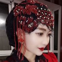 【YF】 Muslim Headscarf For Women Freeshipping Lace Hollowed Malaysia Hijab Summer Prayer Cap Hat Kufi Saudi Arabia Headwraps