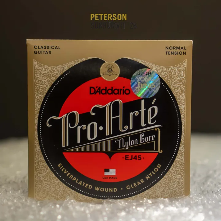 D'addario ProArté Nylon Classical Guitar Strings EJ45 Lazada.co.th