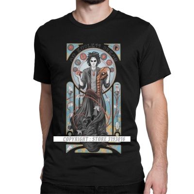 Mens An Infinite Rya The Sandman T Shirt Christmas Gn Death Vertigo Gaiman Morpheus Funny Cotton Camisas Tee 100%