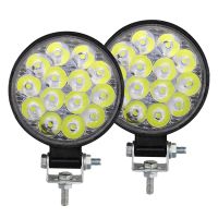 4/2/1Pcs Led Work Light 42W 3030 14SMD 4200LM Car Headlight Car Light for Truck Offroad Night Driving Lights for SUV Fog Lamps