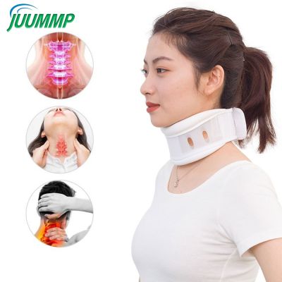 JUUMMPP Cervical Neck Brace Collar with Chin Support for Stiff Relief Cervical Collar Correct Neck Support Pain Bone Care Health