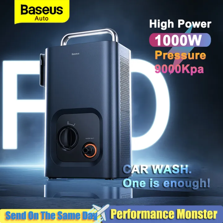 Baseus F0 car pressure washer 90000kpa/1000w high power, multifunction