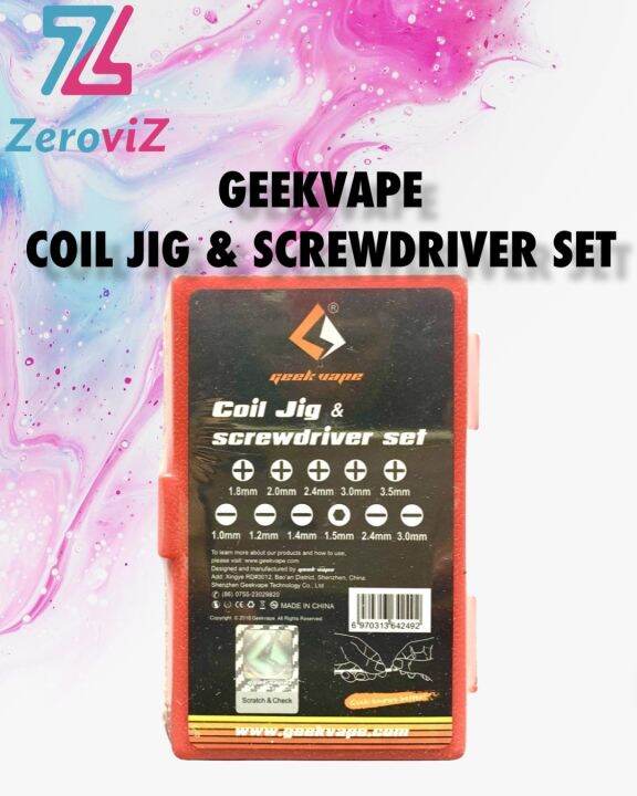 GEEKVAPE COIL JIG & SCREWDRIVER SET TOOL KIT ORIGINAL Lazada PH