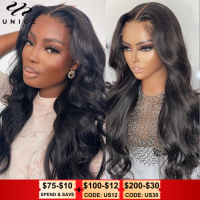 Unice Hair 13x4 / 13x6 Lace Frontal Wig Pre-plucked Deep Parting Body Wave Human Hair Lace Wigs for Women