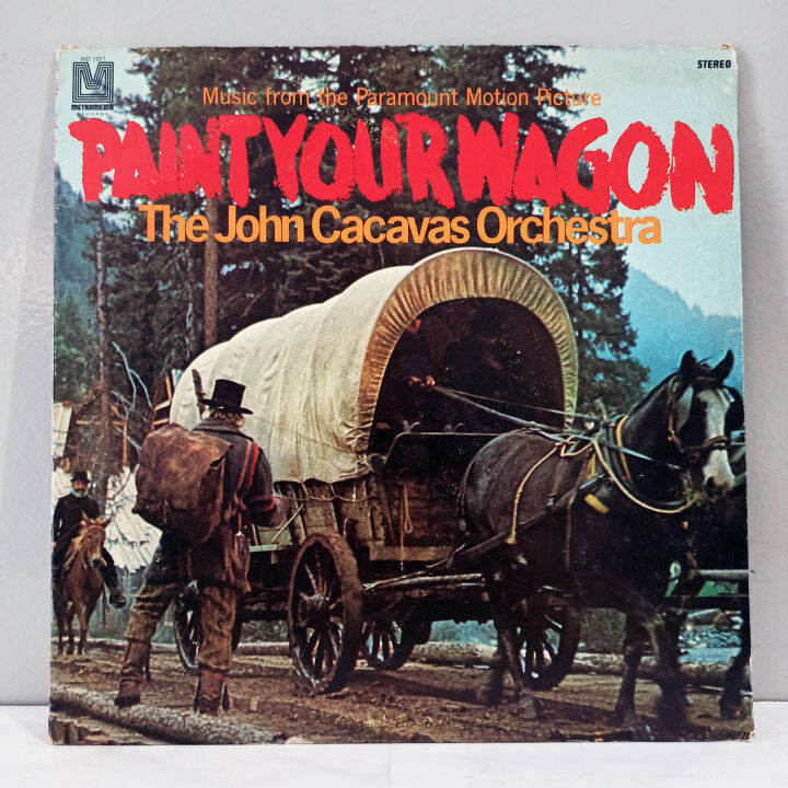 The John Cacavas Orchestra Paint Your Wagon Vinyl Record Plaka LP