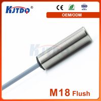 、’【； M18 3Wires Shielded PNP NO NC IP67 Sn 5Mm 12.5Mm 24V Inductive Proximity Sensor