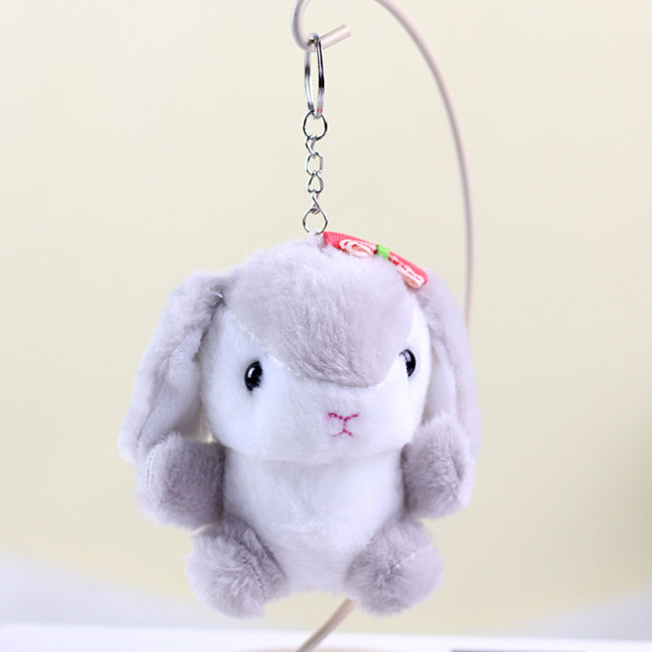 10กระต่าย-cm-พวงกุญแจตุ๊กตากระต่ายหูยาวน่ารักน่ารักเครื่องประดับผ้าฝ้าย-pp-ยัดไส้ตุ๊กตา-stitch-ตุ๊กตาพวงกุญแจกระเป๋าจี้ของขวัญสาวๆ