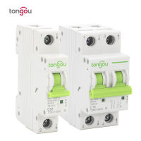 DC 2P 250V 550V Solar Mini Circuit Breaker 10A 50A 16A 20A 25A 6A 63A MCB สำหรับระบบ PV TOMC7DC-63 TONGOU