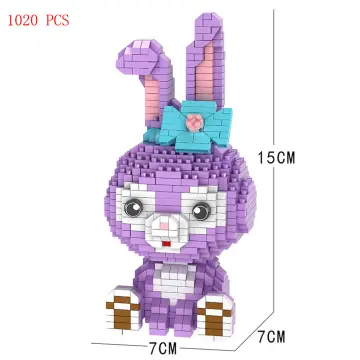 2300pcs+ Stitch Diamond Building Block Micro Lilo & Stitch Figure