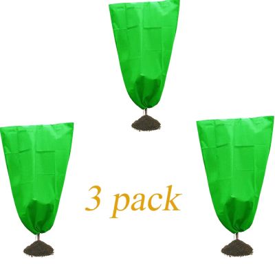 3 Pack Plant Covers Freeze Protection Tree Cover for Winter Outdoor Plants Cold Weather Frost