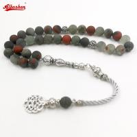 Tasbih Naturale No Fantasia Diaspro 33 Perline Braccialetto Misbaha Musulmano Perline Di Preghiera Accessori Turchi Islamico Eid Ramadan Regalo