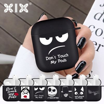 Silicone Cover for Airpods 1/2 Earphone Dont Pods Soft Protector Fundas Air ChargingBags