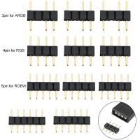 10pcs 5-24V RGB Connector 3p 4p 5pin Wire Splitter Extension Cable for Computer Fan Motherboard AURA RGB LED Strip Lights