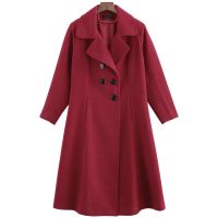 Plus Size 10XL 9XL 8XL 4XL Womens Autumn Winter Woolen Jacket Female Long Woolen Double Breasted Coat Ladies Winter Coats