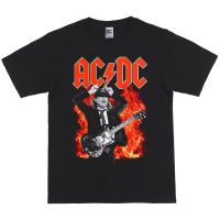 S-5XL เสื้อยืด พิมพ์ลายวง Acdc Angus Young S-5XL