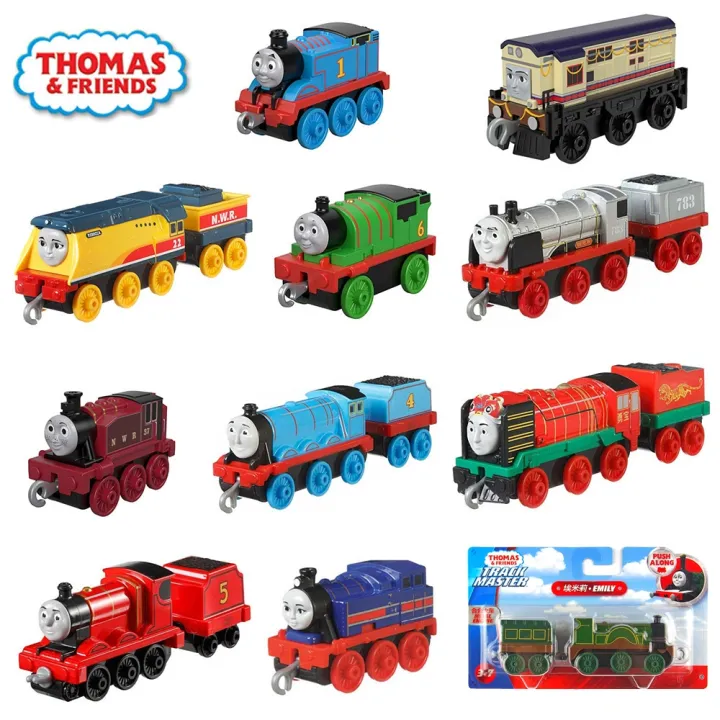 Thomas and his friends track masters series of alloy medium small train ...