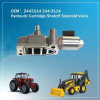 2443114 244-3114 Hydraulic Cartridge Shutoff Solenoid Valve Metal Shutoff Solenoid Valve Shutoff Solenoid Valve for Caterpillar Wheel Loader 938H 950G 950GII 950H