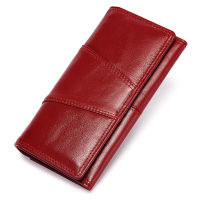 KAVIS Women Wallets Genuine Leather Female Handy Wallet Long Clutches Purse Girls Lady Cell Phone Card Holders Money Vallets