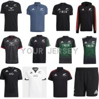 High qual 2022 refuelled Rugby Polo shirt All Blacks Rugby New Zealand Maori training suit