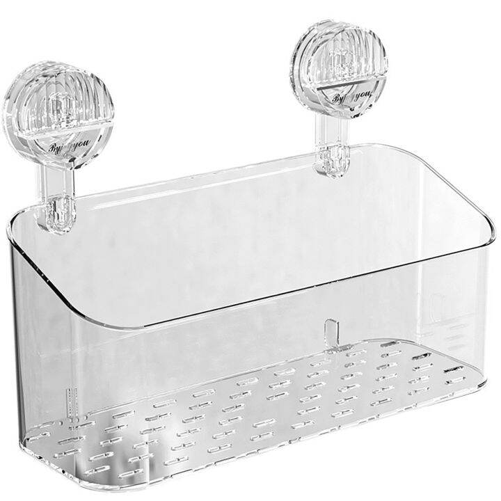 Miao Tools Transparent Shower Rack Bathroom Shower Box Spacesaving