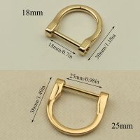 Ailicego Metal Removable Handbag Screw D Ring Buckle Clasp DIY Shoulder Purse Strap Belt