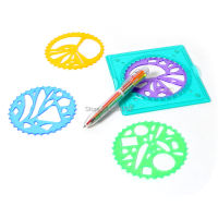 Travel Spirograph Playset Artist Drawing toys with colorful Pens and 5 Accessories Draw Spiral Designs educational toys for kids