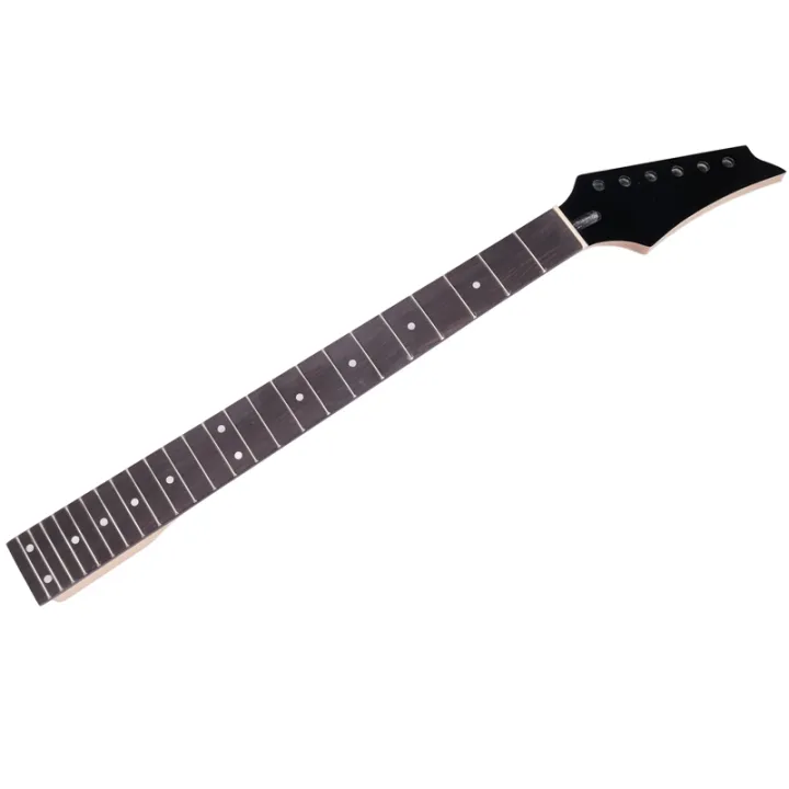 24-frets-new-replacement-maple-neck-rosewood-fretboard-fingerboard-for-electric-guitar-black