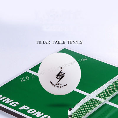 TIBHAR Table Tennis Balls New Material 1-Star 40+ABS Plastic Poly Thunder and lightning Original TIBHAR Ping Pong Ball