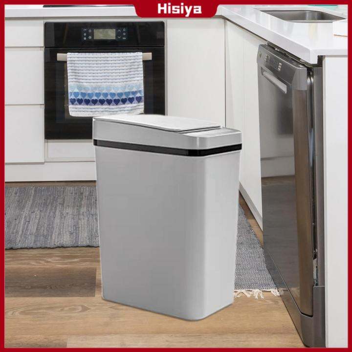Hisiya Intelligent Induction Trash Bin Automatic Motion Sensor Garbage