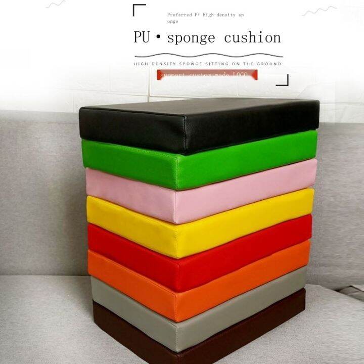 Sponge Cushion PU Synthetic Leather Sofa Leather New Old Wood Hardened