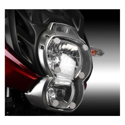 Motorcycle accessories ABS headlight protection cover filter protection plate for KAWASAKI VERSYS 650 2010-2014