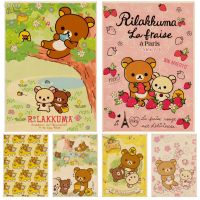 ♗✌โปสเตอร์ภาพยนตร์การ์ตูนน่ารัก Rilakkuma ศิลปะบนผนังโปสเตอร์ย้อนยุคสำหรับโปสเตอร์บ้านสติ๊กเกอร์ติดผนัง