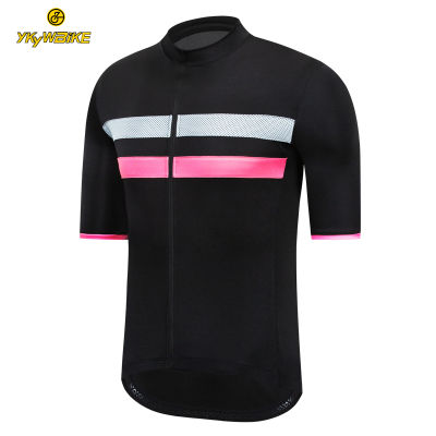 Men’s Cycling Jersey Short Sleeve Bicycle Shirt MTB Road Bike Jersey Reflective Quick Dry Professional Bicycle Shirt Top