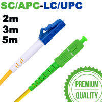 สายแพดคอร์ด SC/APC-LC/UPC Simplex Single Mode Fiber Optic Patch Cord SC-LC 2.0mm 3.0mm FTTH Fiber Patch Cable 2Ｍ 3M 5M