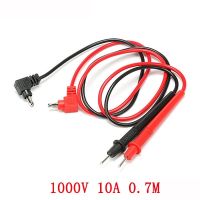 หัววัดปลายเข็ม20a 10a 1000V สำหรับตะกั่วปากกาสายไฟแบบหมุดทดสอบหลายเมตรมัลติมิเตอร์แบบดิจิทัลแบบสากล