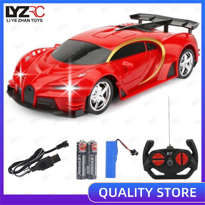 LYZRC Fourway Remote Control Car Rechargeable Electric Drift Toy Car