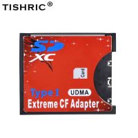 TISHRIC Wifi SD To CF Card อะแดปเตอร์ MMC SDHC SDXC เป็น Flash มาตรฐาน I Card Converter เครื่องอ่านการ์ด UDMA สำหรับกล้อง