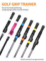 Jusenda Golf Swing Trainer 6.1นิ้วพลาสติกคุณภาพสูง Hand Grip Corrector Beginner Grip ในร่มและกลางแจ้ง Putter Trainer