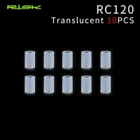 Risk 10ชิ้นตัวป้องกันซิลิกาสายจักรยานปลั๊กตัวเปลี่ยนเกียร์เบรกจักรยานบนท้องถนน Mtb ไฟไนไลท์แหวนป้องกันเบาพิเศษ