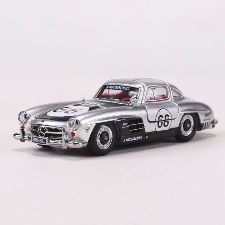 1-64-mercedes-benz-300sl-ของเล่นรถ-diecast-ประตูปีกนางนวลสำหรับเด็กผู้ชายของขวัญวันเกิด-kids-toys-คอลเลกชันรถ