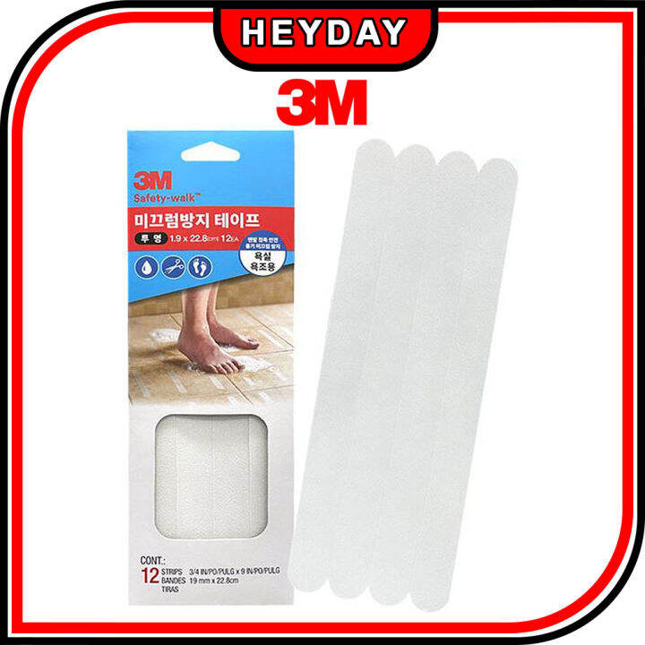 [3M]Bathroom NONSlip Tape 12 Strips/Adhesive Bathroom AntiSlip