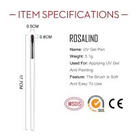 ROSALIND UV Nail Pen Gel Application Painting Nail Art Design BrushManicure Tool