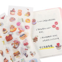 15packslot Dessert Cake Paper stickerDoughnut Scrapbooking Decoration labelDIY Diary Album Notes Girls School Office Student