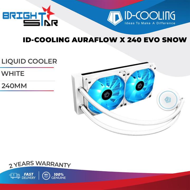 ID-COOLING AURAFLOW X 240 EVO SNOW WHITE Liquid Cooler | Lazada