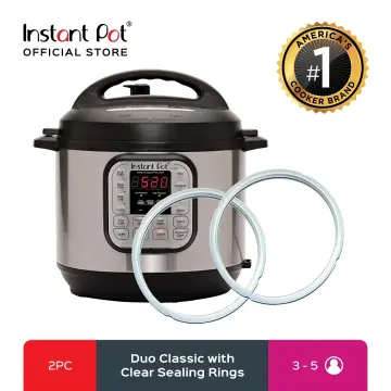 Twin Pack Sealing Rings - Clear (6-Quart) - Instant Pot Philippines