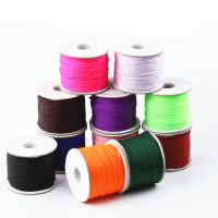 【CW】 50Yards/Roll 0.8mm Nylon Cord Thread Chinese Knot Macrame Cord Bracelet Braided StringTassels Beading String Thread