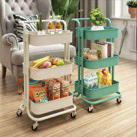 Spot parcel post Baby Products Storage Rack Floor Kitchen Storage Mobile Snack Bathroom Multi-Layer Bedroom Trolley Storage Rack