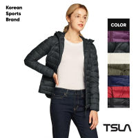 [NEW COLLECTION] [TSLA] Womens Lightweight Packable Accent Hooded Puffer Jacket, Water-Resistant Winter Jackets I Womens jacket I Winter Collection  (TM-XKJ24)